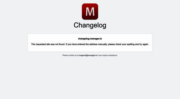 changelog.manager.io