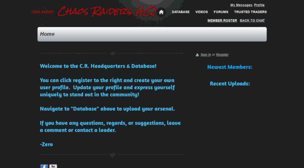 chaosraidersdatabase.webs.com