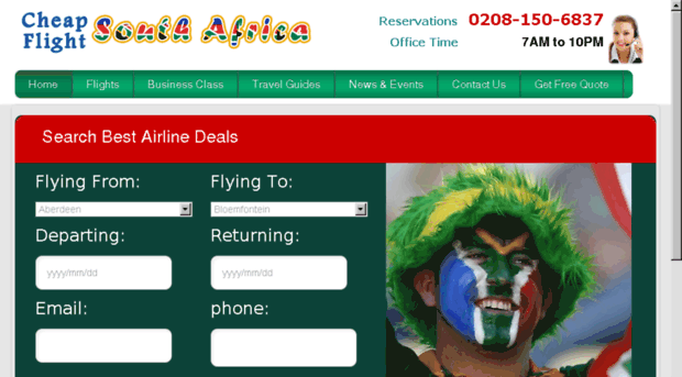 cheapflightsouthafrica.co.uk