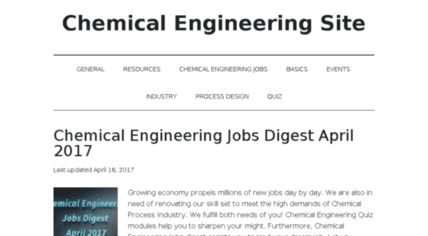 chemicalengineeringsite.com