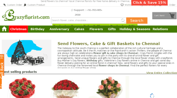 chennai.crazyflorist.com