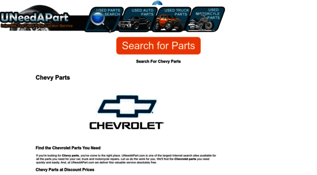 chevrolet-parts.uneedapart.com
