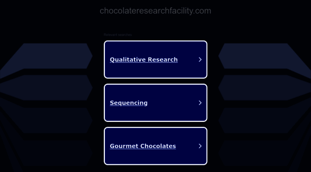 chocolateresearchfacility.com