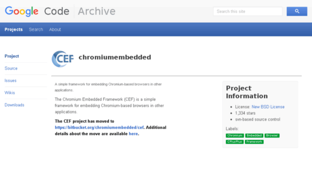 chromiumembedded.googlecode.com