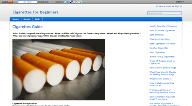 cigarettes-for-beginners.wikidot.com