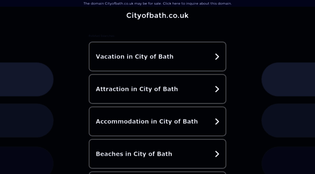 cityofbath.co.uk