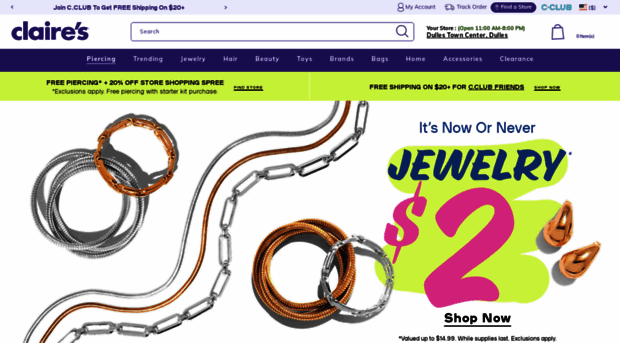 claires.com