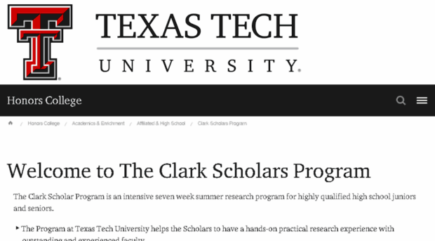 clarkscholars.ttu.edu