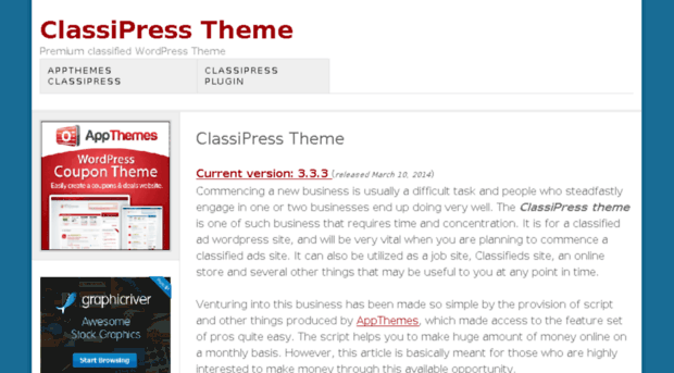 classipresstheme.com