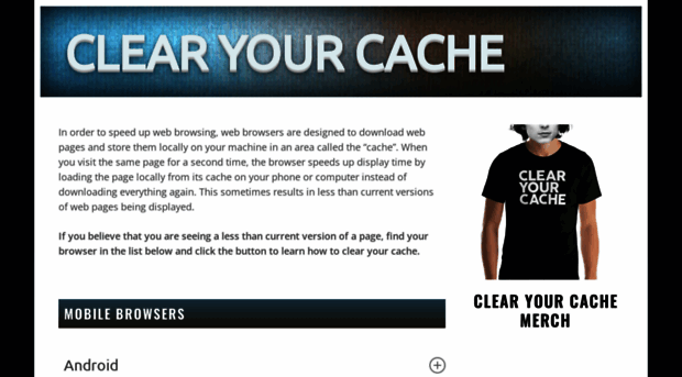 clearyourcache.com