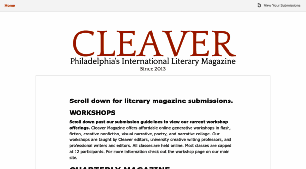 cleavermagazine.submittable.com