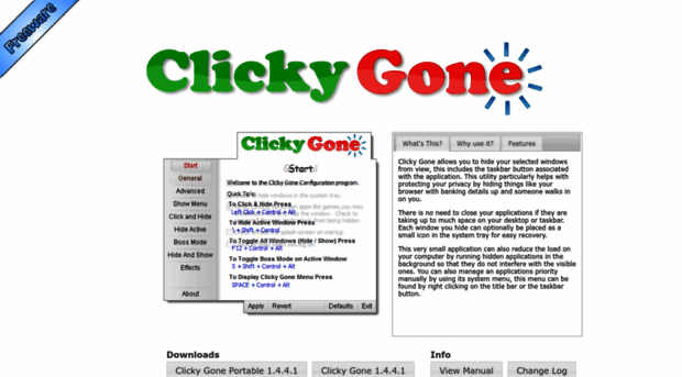 clickygone.sourceforge.net