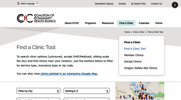 clinics.coalitionclinics.org