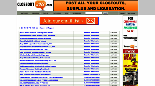 closeoutbuzz.com