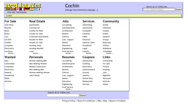 cochin.123list.net