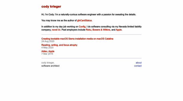 codykrieger.com