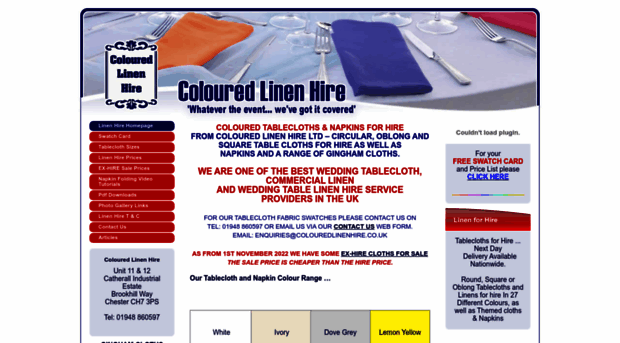 colouredlinenhire.co.uk