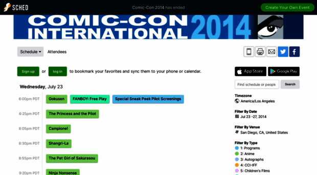 comiccon2014.sched.org