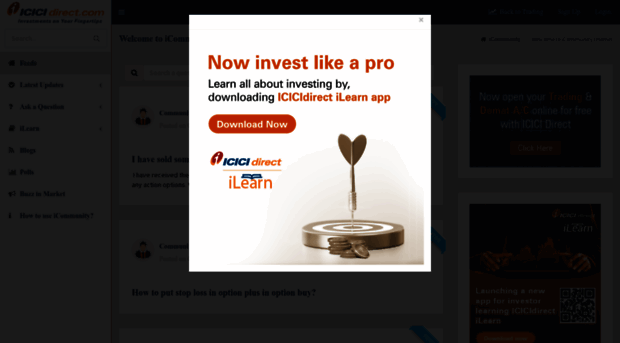 community.icicidirect.com
