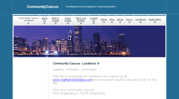 communitycaucus.com