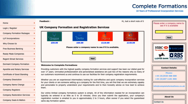 completeformations.co.uk