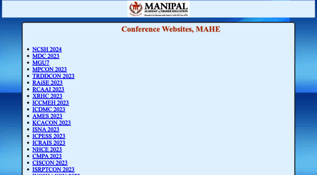 conference.manipal.edu