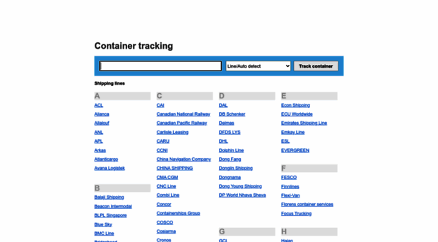 container-tracking.org