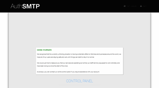 control.authsmtp.com