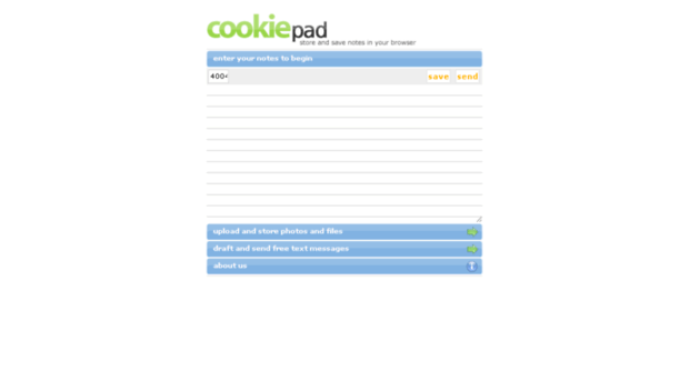 cookiepad.com