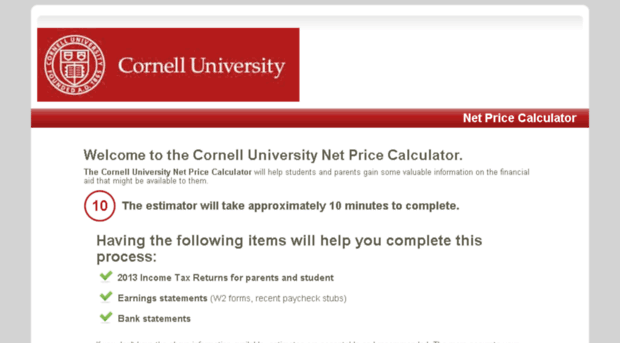 cornell.studentaidcalculator.com