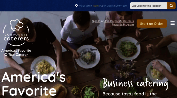 corpcaterers.com