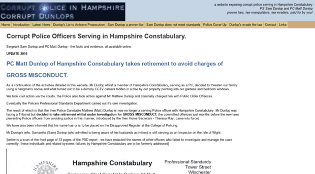 corruptpoliceinhampshire.com
