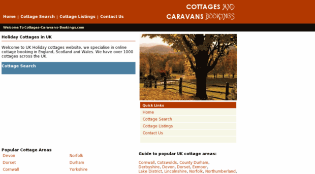 cottages-caravans-bookings.com