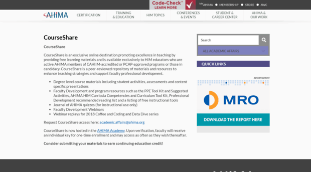 courseshare.ahima.org