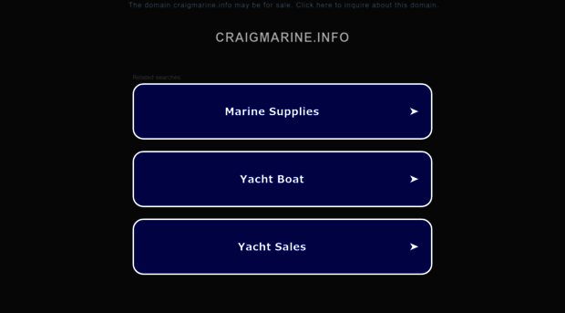craigmarine.info
