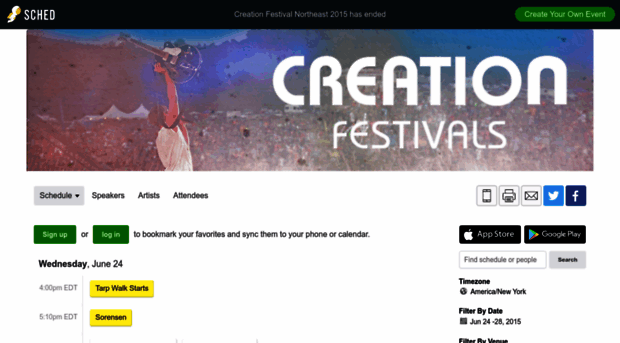 creationfestivalnortheast2015.sched.org