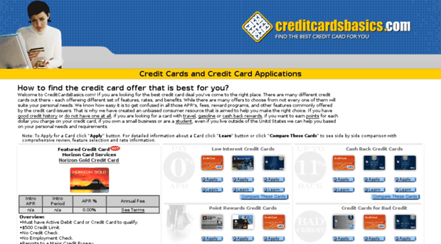 creditcardsbasics.com