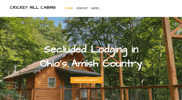 crickethillcabins.com