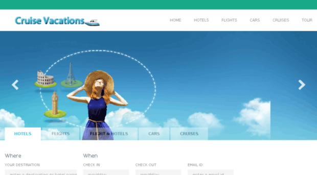 cruisevacationsrentals.com