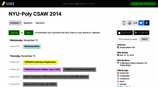 csaw2014.sched.org