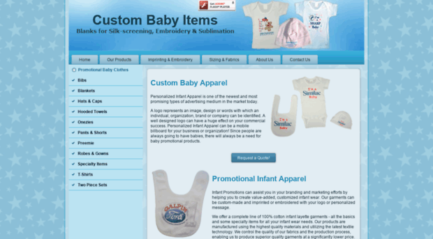 custombabyitems.com