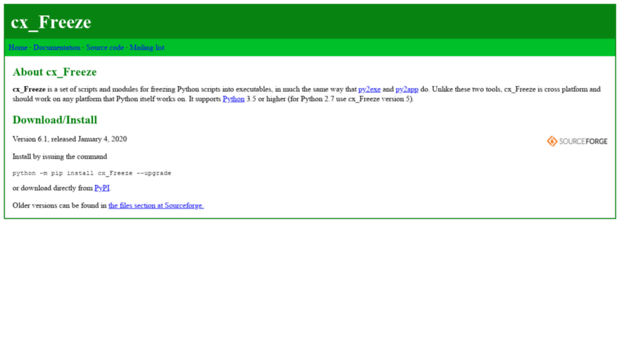 cx-freeze.sourceforge.net