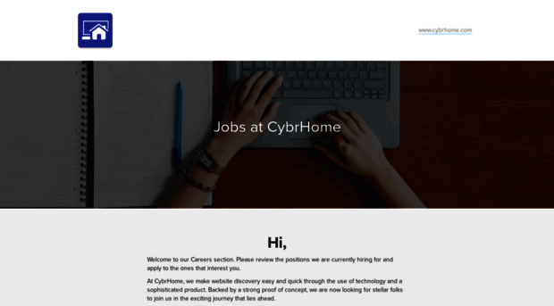 cybrhome.recruiterbox.com