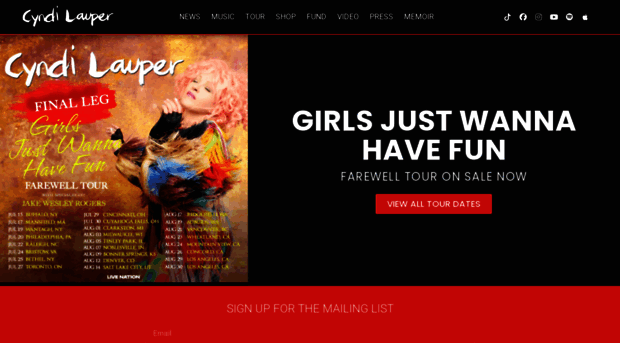 cyndilauper.com