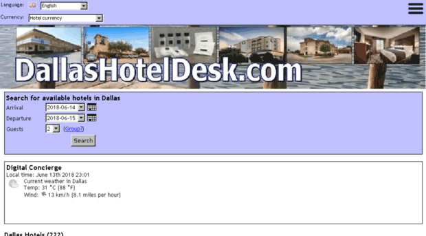 dallashoteldesk.com