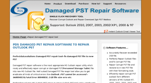 damaged.pstrepairsoftware.com