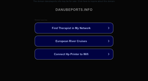 danubeports.info
