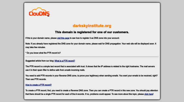 darkskyinstitute.org