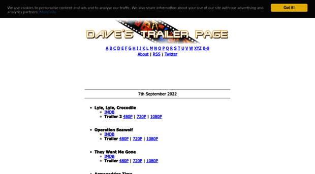 davestrailerpage.co.uk