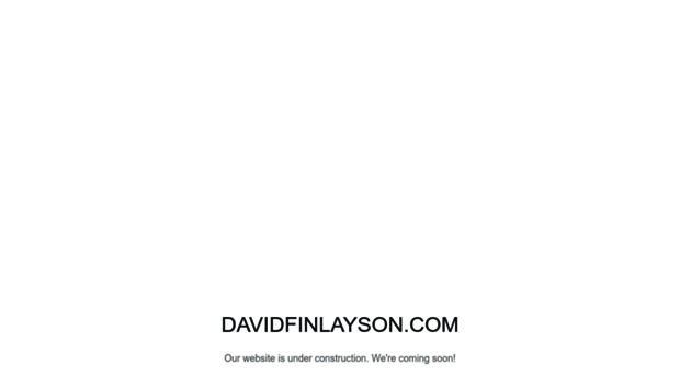 davidfinlayson.com